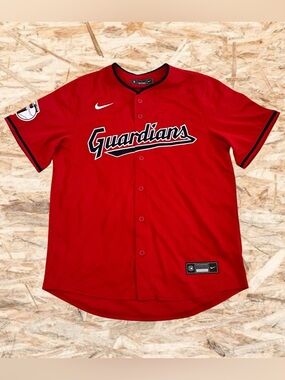 ✔️NWOT✔️ NIKE MLB Genuine Merchandise Cleveland Guardians Jersey